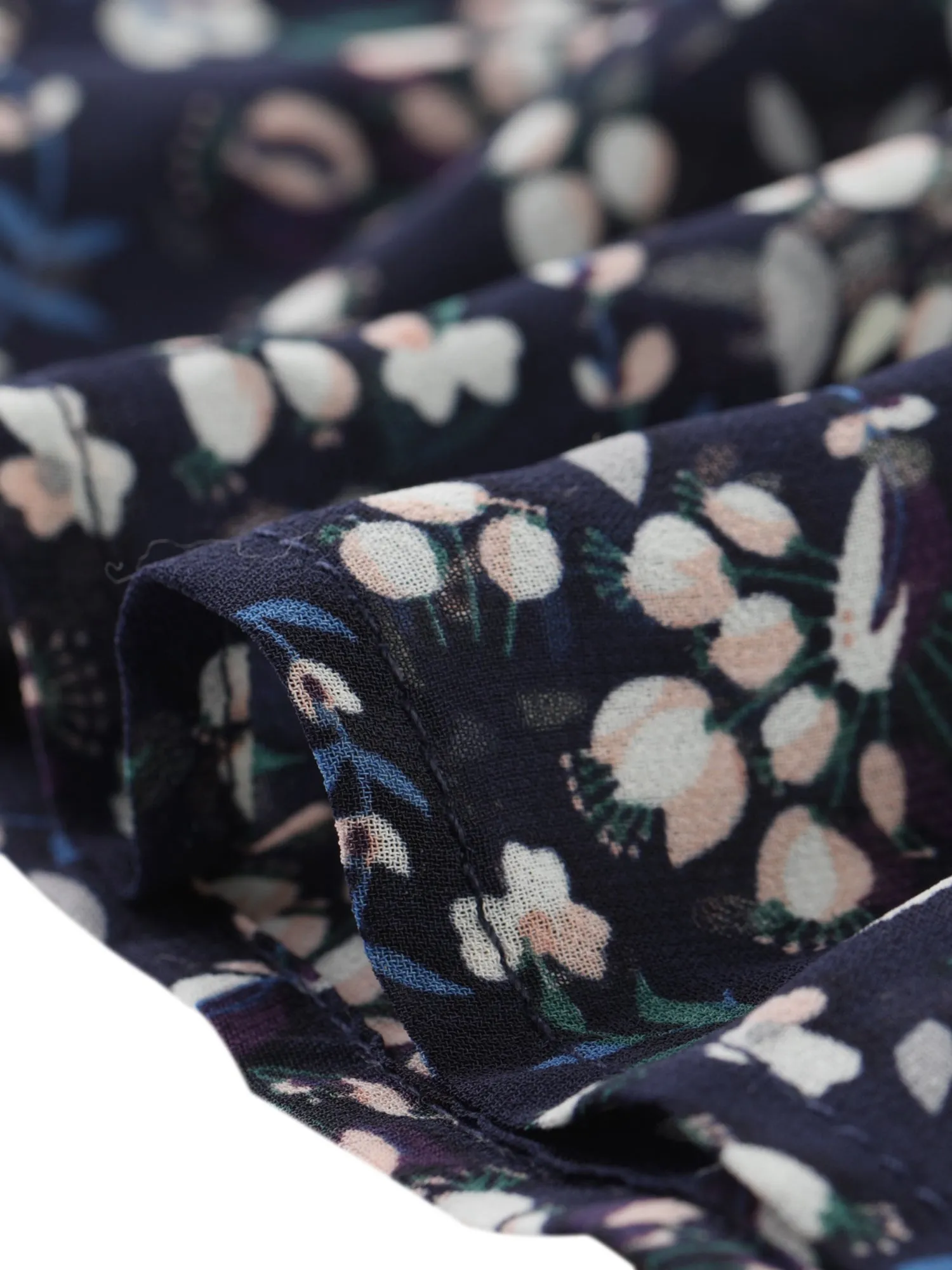 Floral Sleeveless V Neck Smocked Waist Ruffle Mini Dress Sundress sold by Allegra K product image thumbnail 5