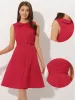 Peter Pan Collar Vintage Retro Sleeveless Pocketed Cotton A Line Shirt Dress sold by Allegra K