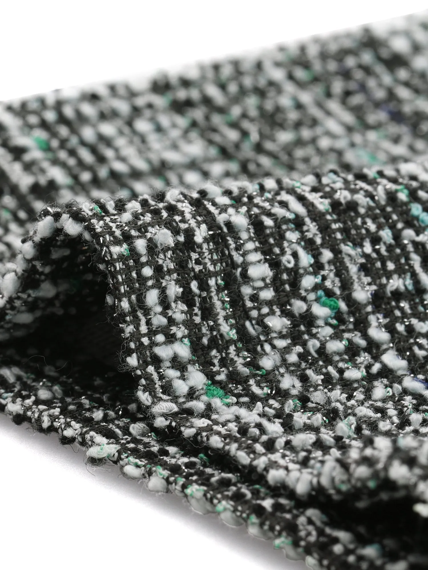 High Rise Tweed Plaid Pants Button Front Long Trouser Pants sold by Allegra K product image thumbnail 5