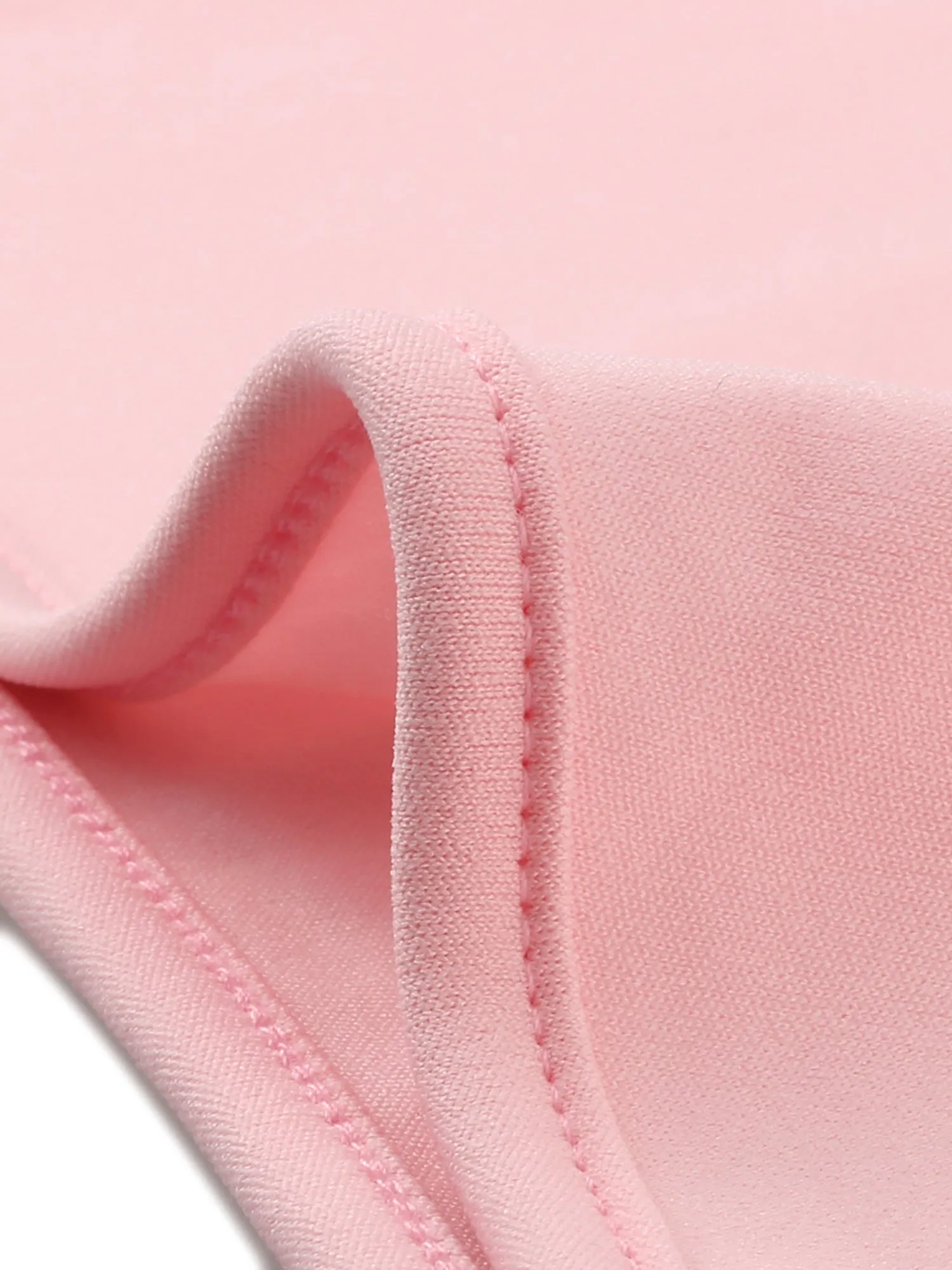 Tie Front Long Sleeve Faux Feather Cuff Open Navel Crop Top sold by Allegra K product image thumbnail 4