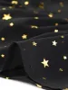 Metallic Star V Neck Button Up Smocked Chiffon Dress sold by Allegra K