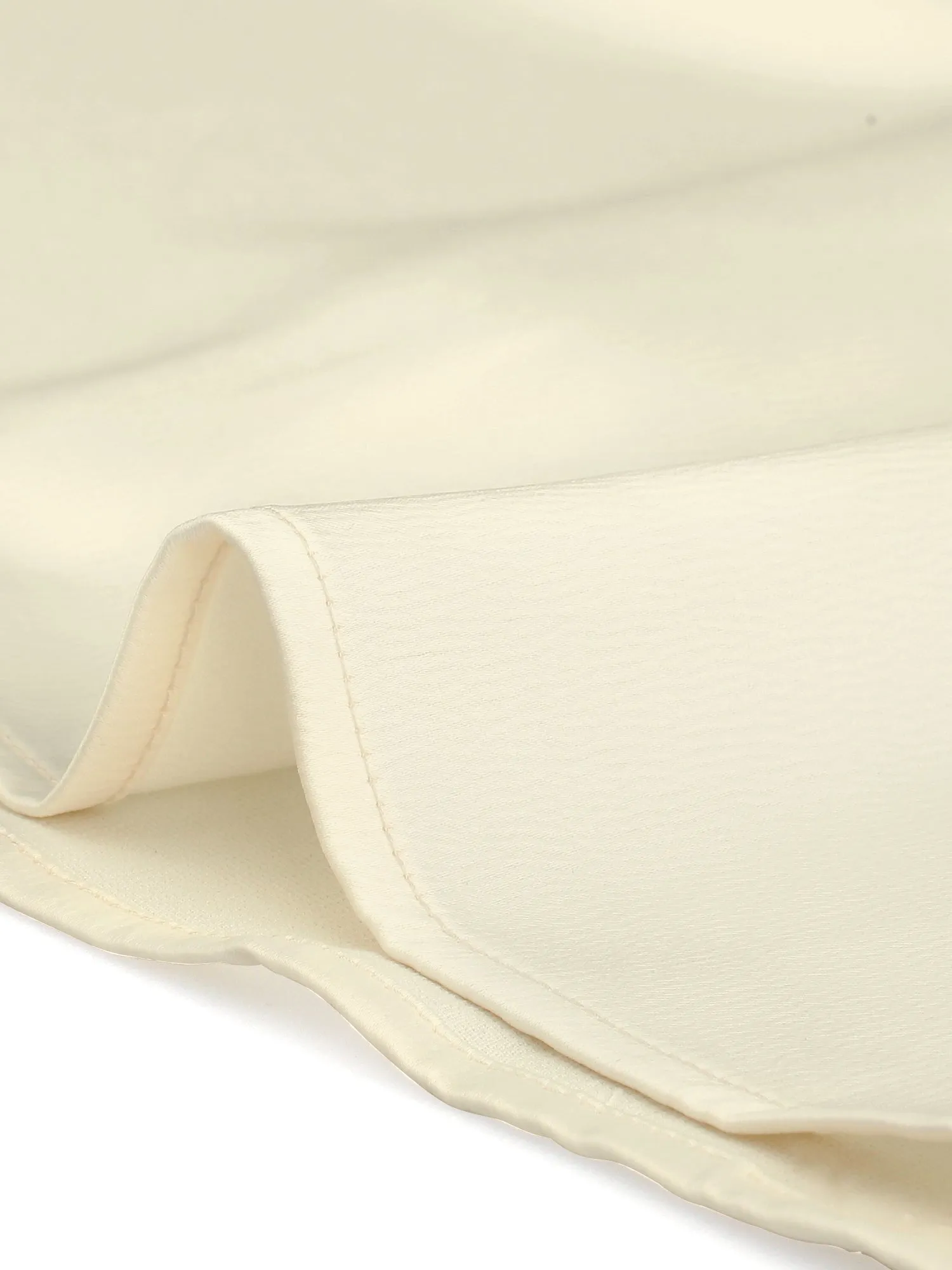 Work Office Long Sleeve Contrast Trim Button Up Satin Blouse Shirt sold by Allegra K product image thumbnail 4