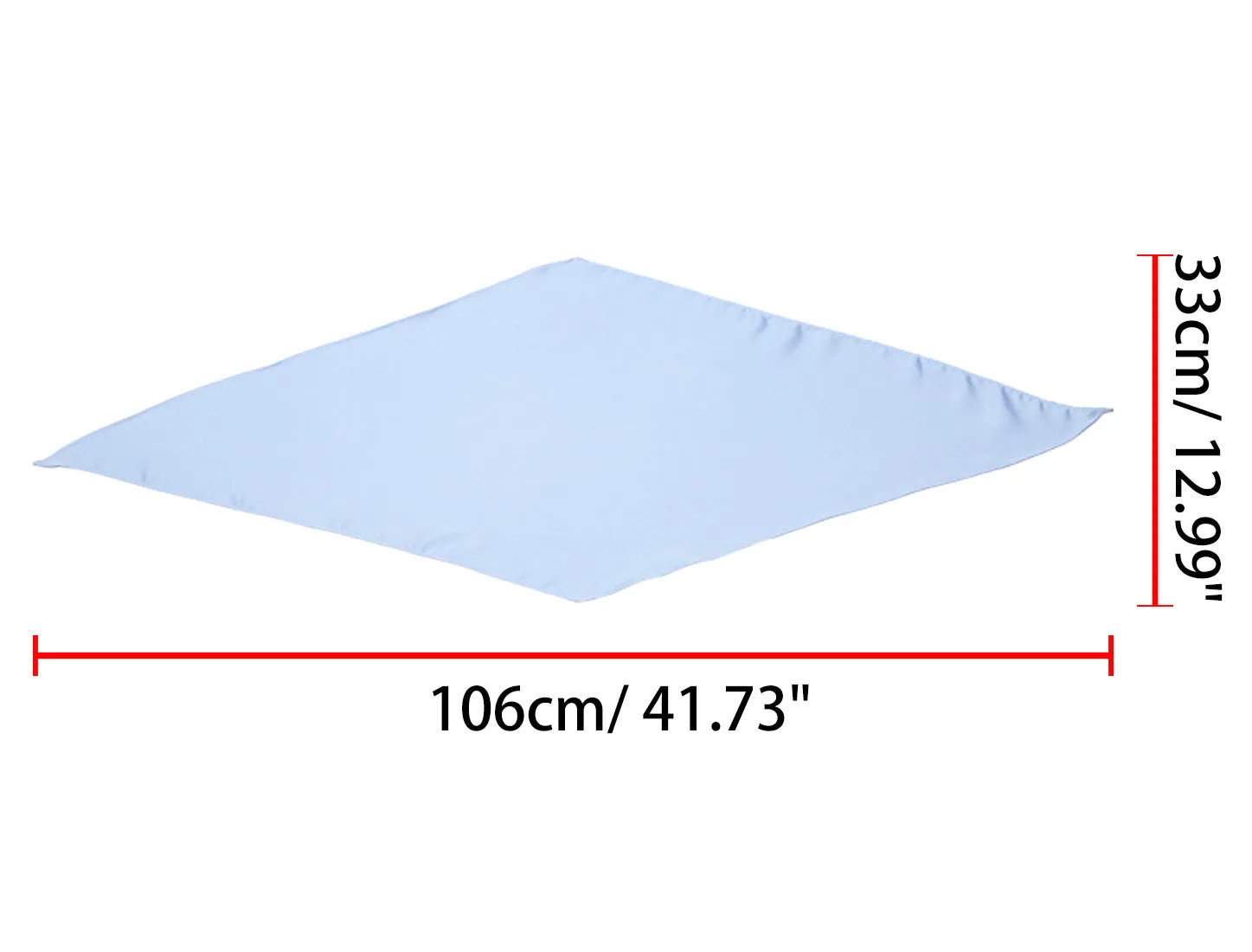 Solid Color Rhombus Neck Scarf Scarves Skinny Long Neckerchief sold by Allegra K product image thumbnail 3