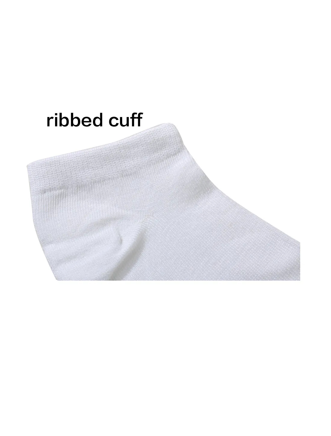 Athletic Low Cut Ankle Socks-Stretch Cuffs Soft 10 Pairs sold by Allegra K product image thumbnail 4
