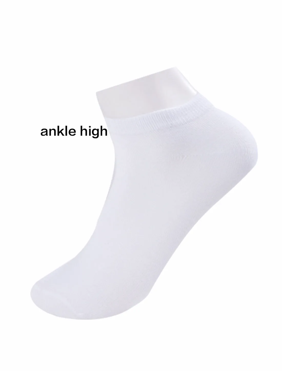 Athletic Low Cut Ankle Socks-Stretch Cuffs Soft 10 Pairs sold by Allegra K product image thumbnail 3