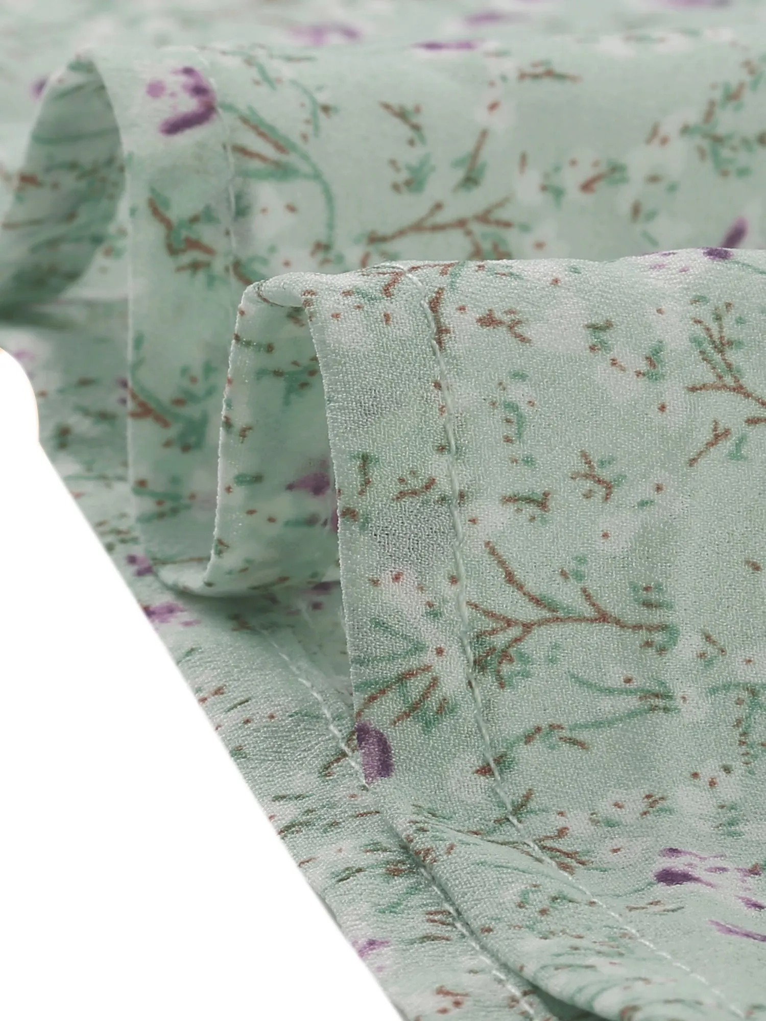 Summer Smocked Short Sleeve Floral Square Neck Flowy Midi Dress sold by Allegra K product image thumbnail 5