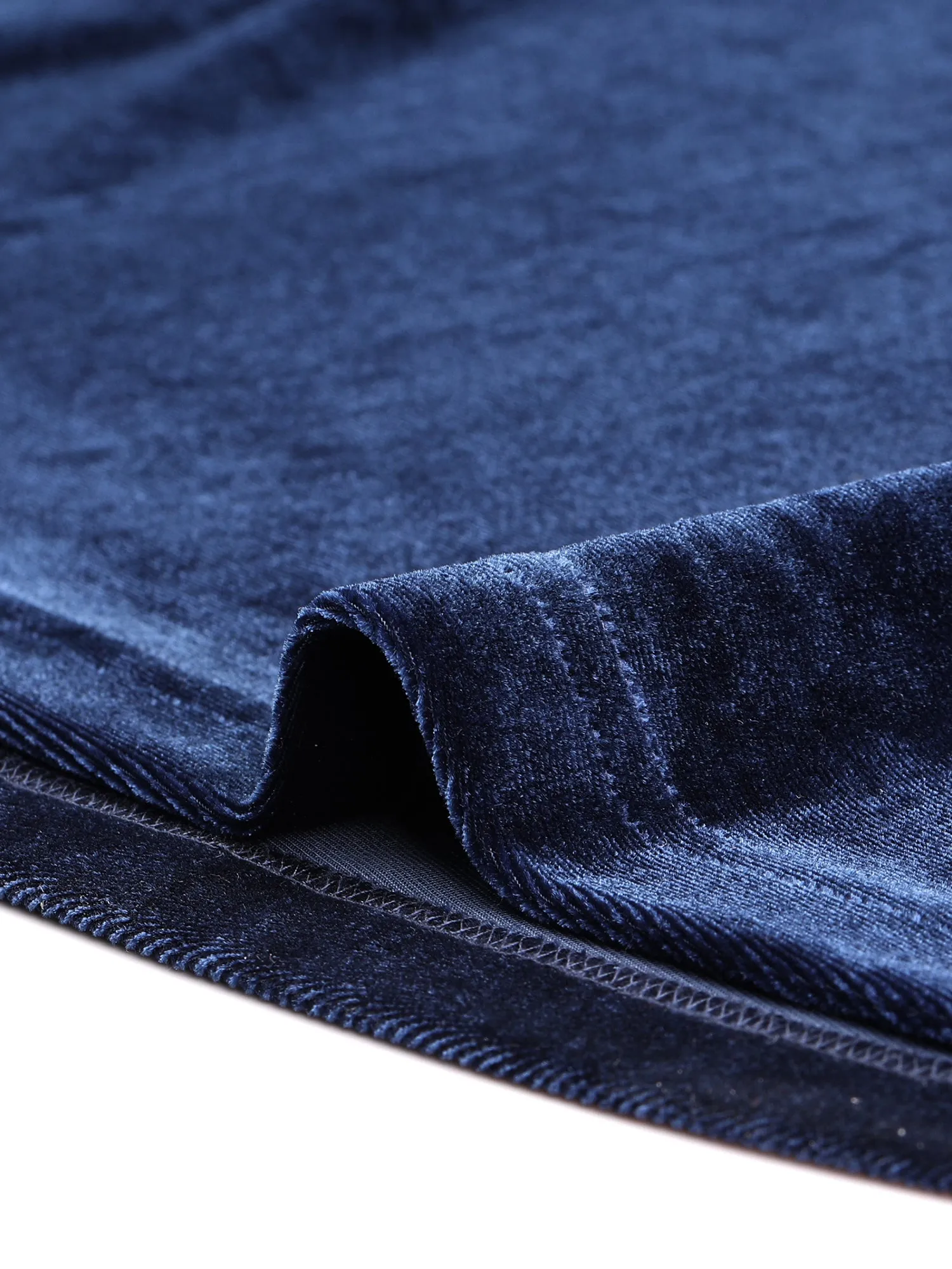 Velvet Off Shoulder 3/4 Sleeve Cocktail Party Bodycon Mini Dress sold by Allegra K product image thumbnail 4