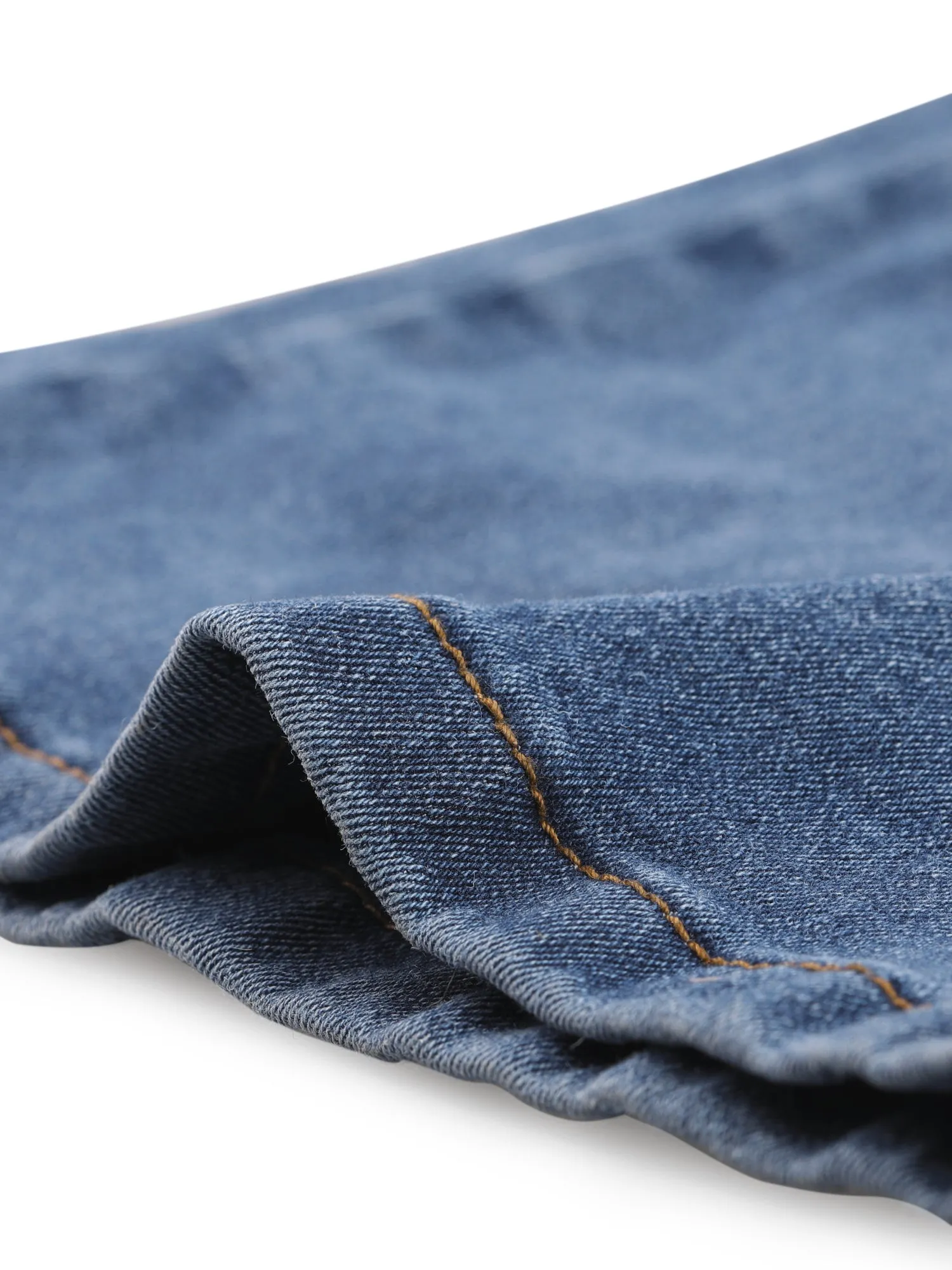 Casual Denim Jumpsuits V Neck Zip Up Bell Bottom Jeans Overall sold by Allegra K product image thumbnail 5