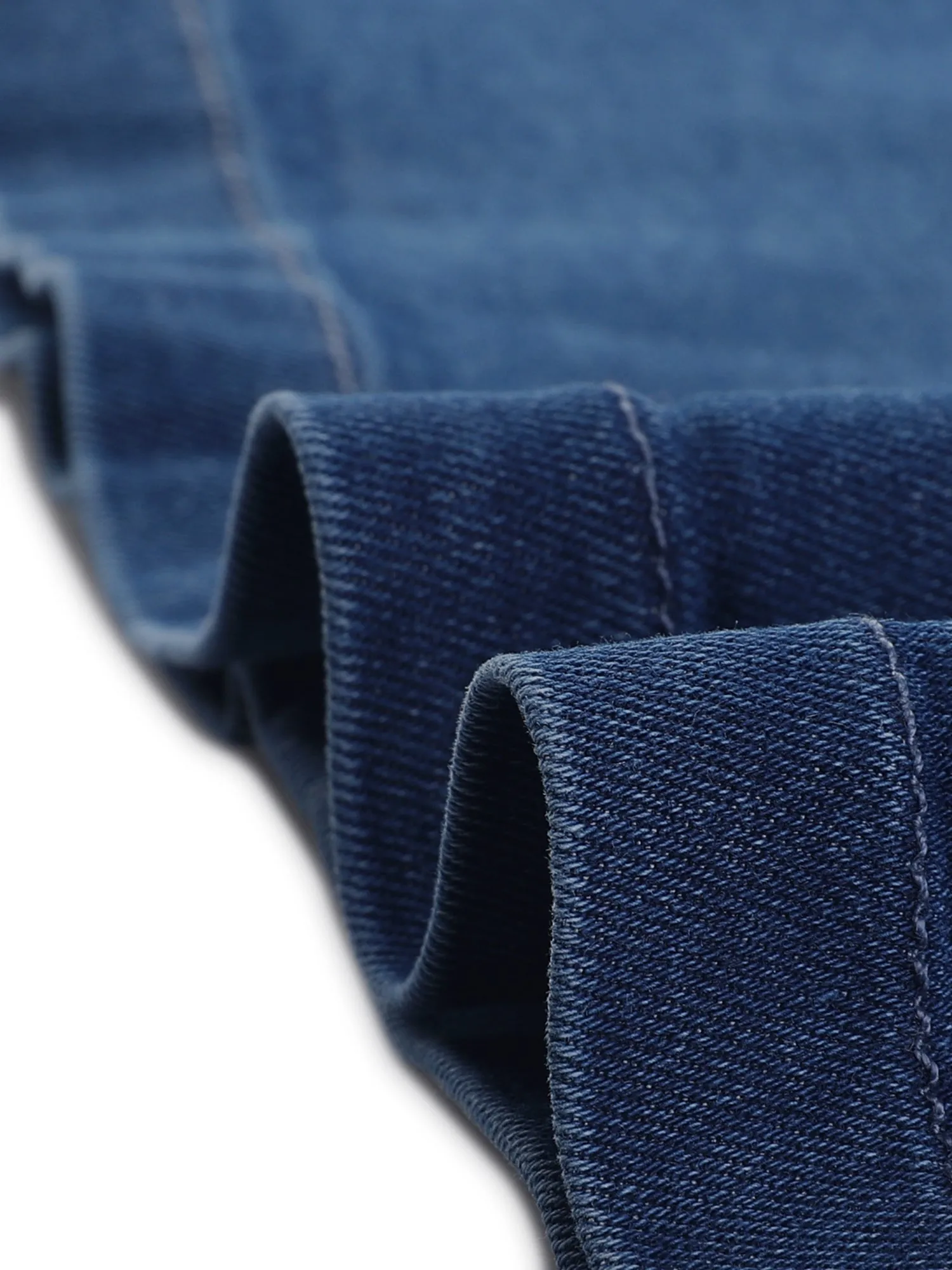 Casual Sleeveless Pockets V Neck Tie Waist Denim Dress sold by Allegra K product image thumbnail 4