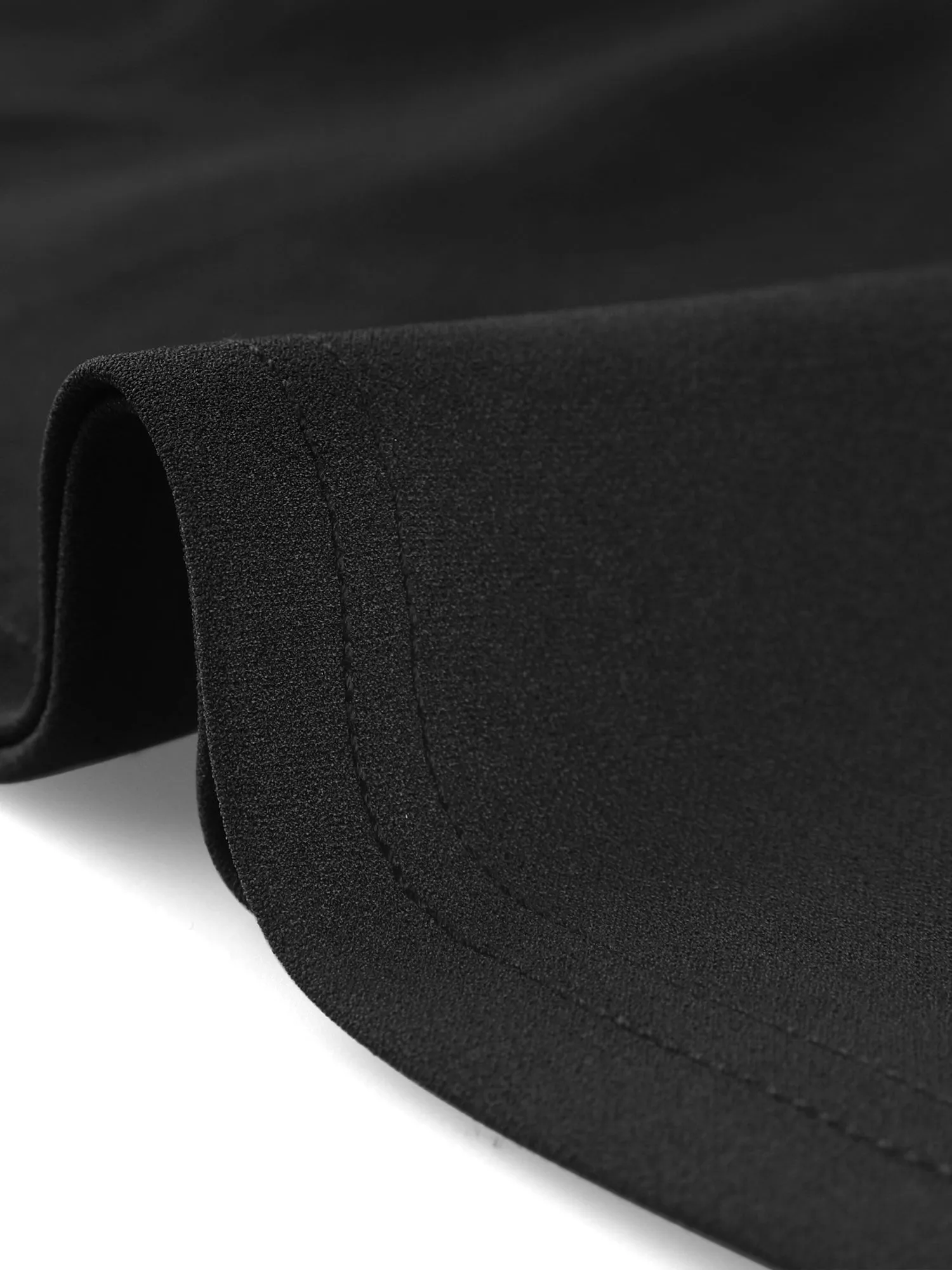 Tie Waist Peplum Ruffle Hem Party V Neck Mesh Long Sleeve Blouse sold by Allegra K product image thumbnail 5