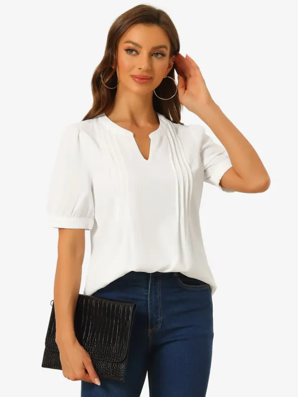 Work Shirt Long Sleeve Casual Business Office Blouse Top sold by Allegra K