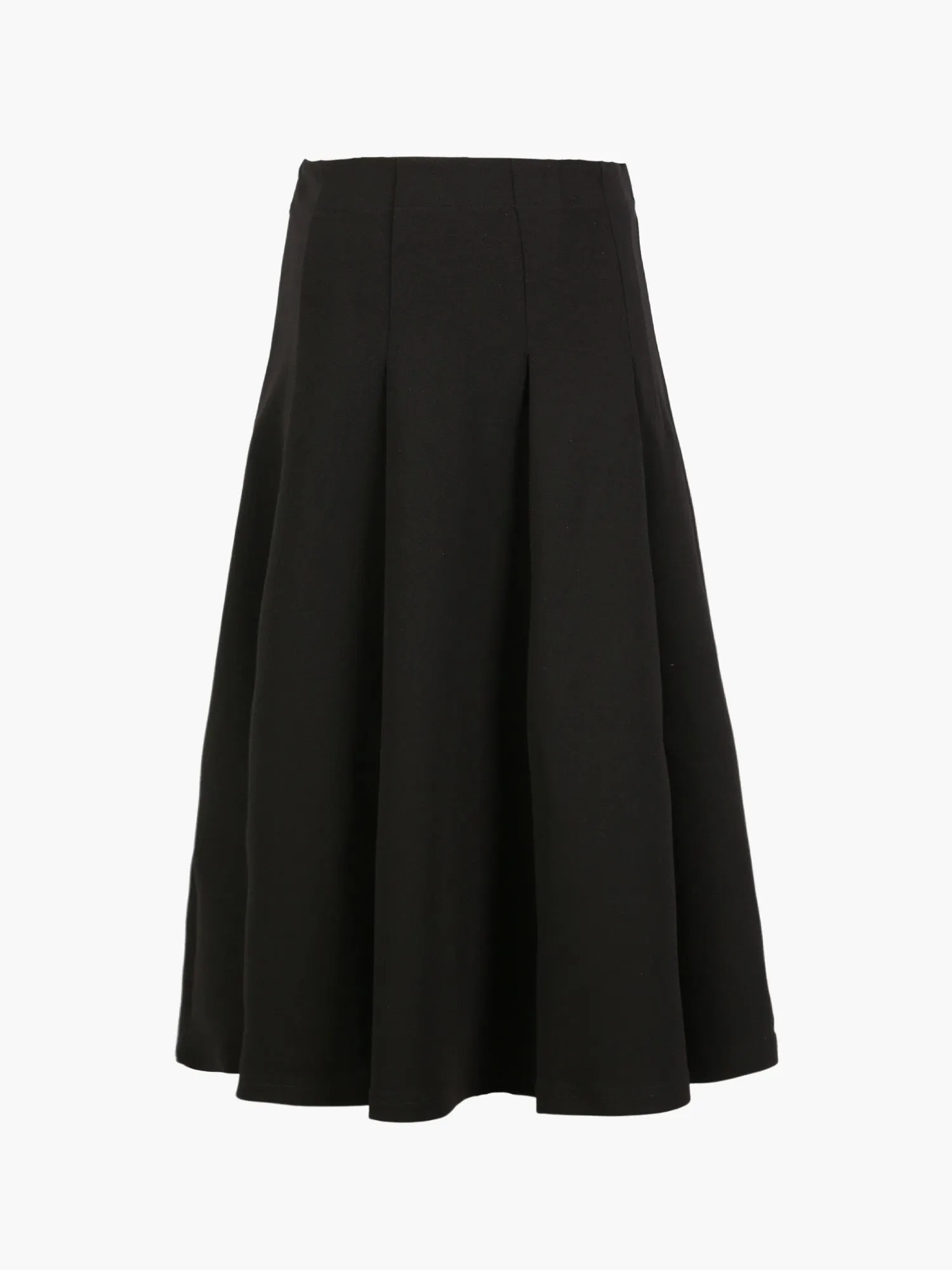 High Waist Solid Color Office Below Knee Flared Skirt sold by Allegra K product image thumbnail 2