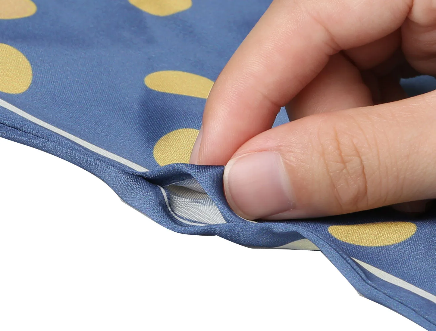 Polka Dot Bevel Small Skinny Scarf Oblique Double-Sided Neckerchief sold by Allegra K product image thumbnail 4