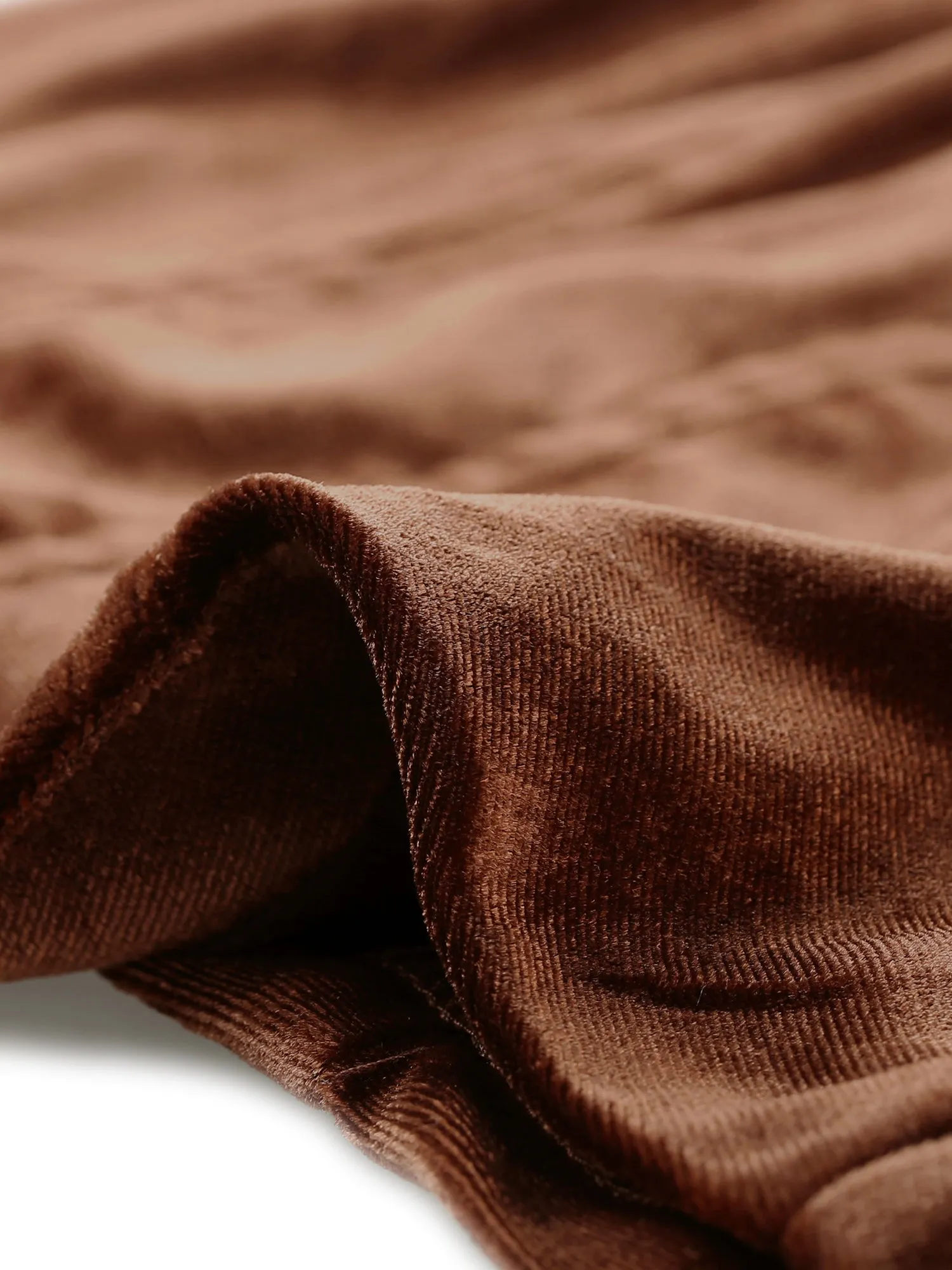 Crop Velvet Long Sleeve Top Casual Square Neck Blouse sold by Allegra K product image thumbnail 5