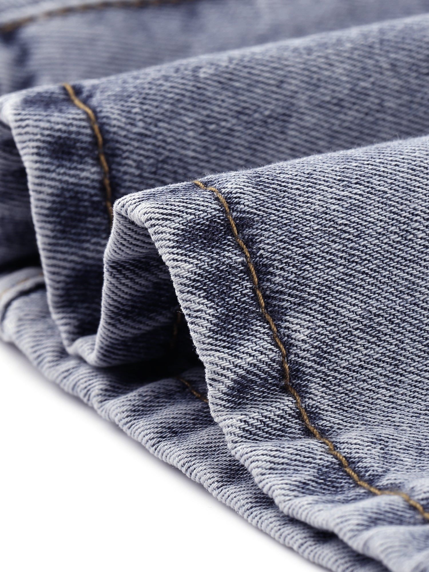 Casual Denim Belt High Waist Flared Mini Jean Skirt sold by Allegra K product image thumbnail 5