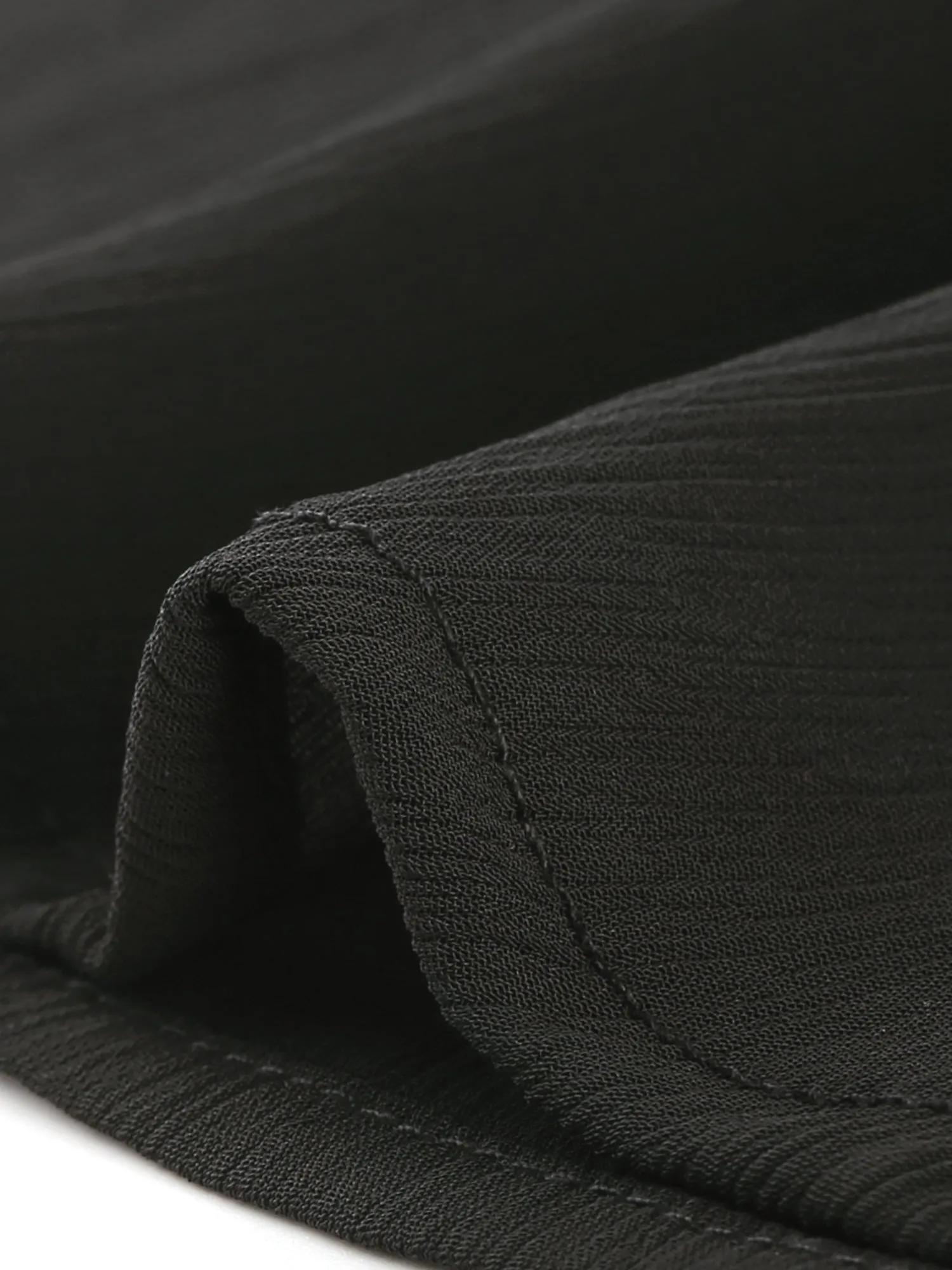 Tie V Neck Frill Trim Puff Sleeve Casual Office Chiffon Blouse Top sold by Allegra K product image thumbnail 5