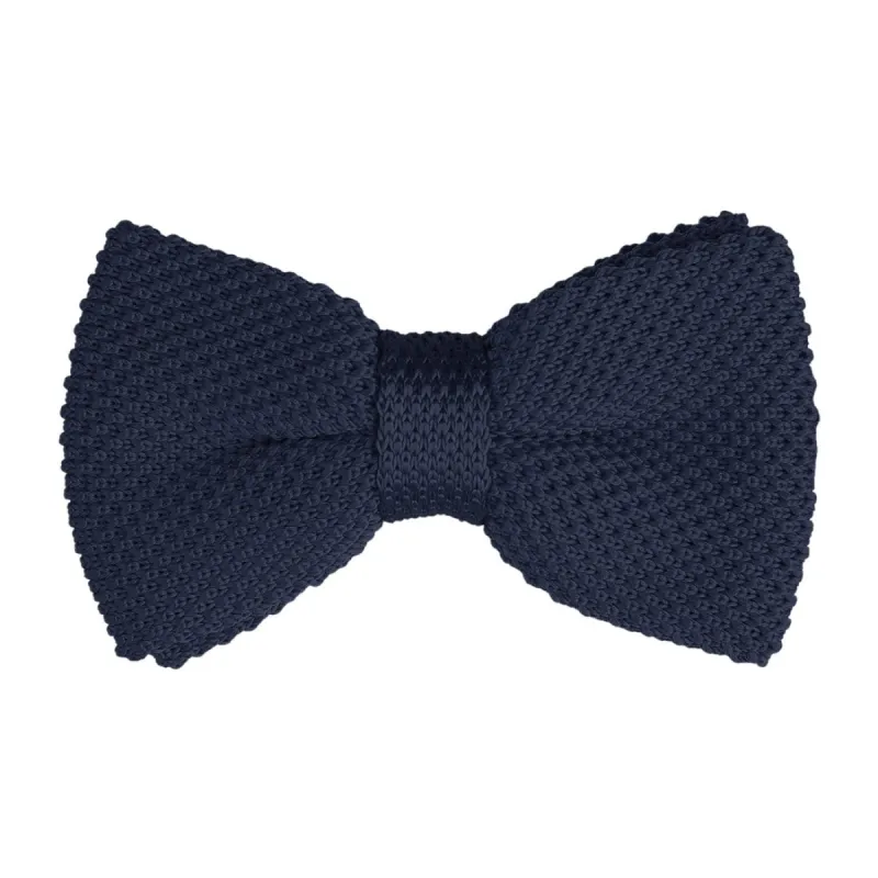 Pre-tied Bowtie Adjustable Neck Solid Color Knitted Bow Tie sold by Allegra K