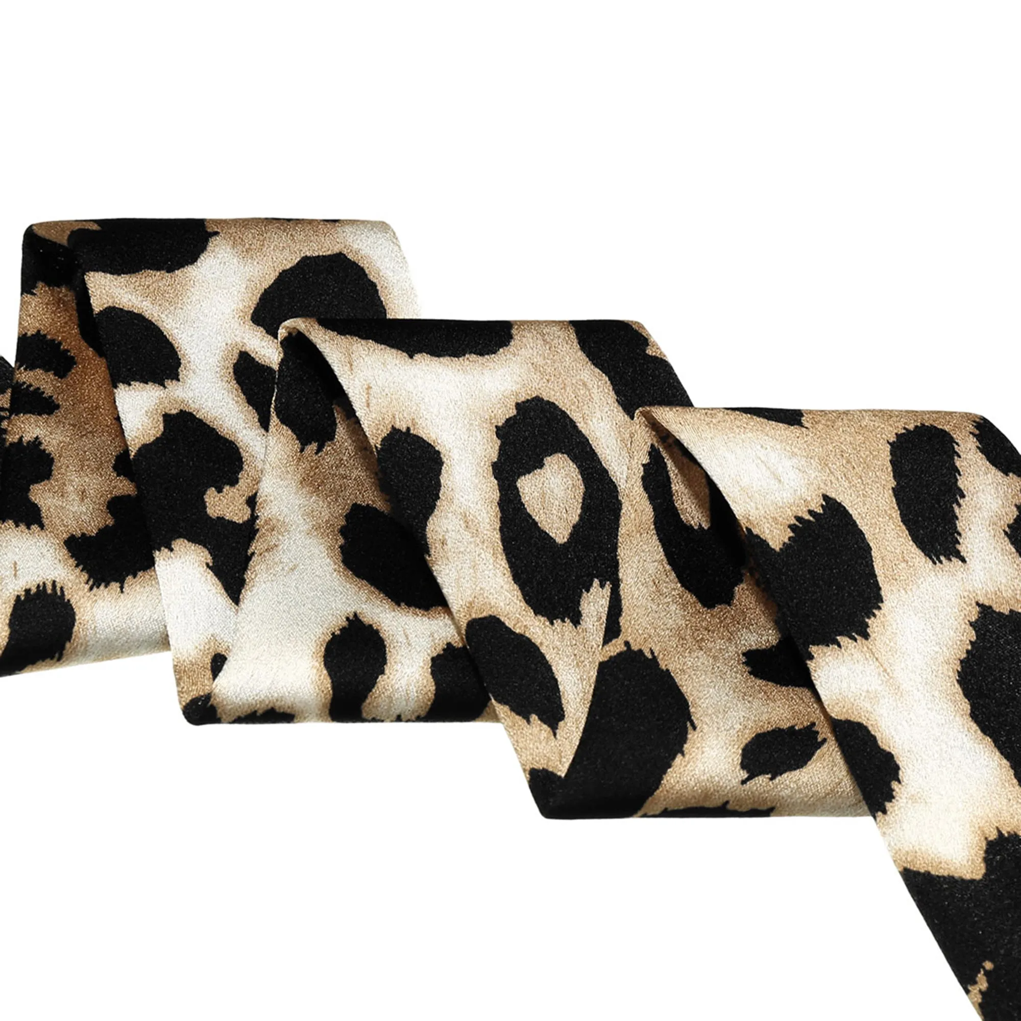 Women Skinny Leopard Printed Hairband Long Neck Scarf sold by Allegra K product image thumbnail 4