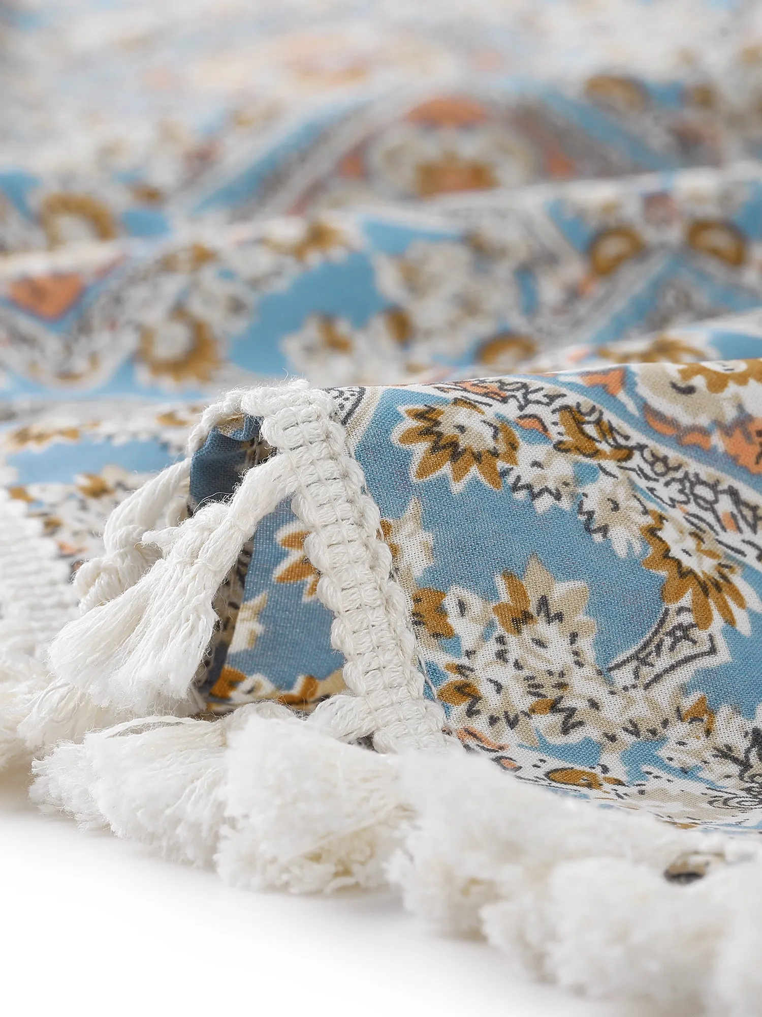 Women's Tiered Midi Skirts Elastic Waist Tassel Fringe Boho Skirt sold by Allegra K product image thumbnail 5