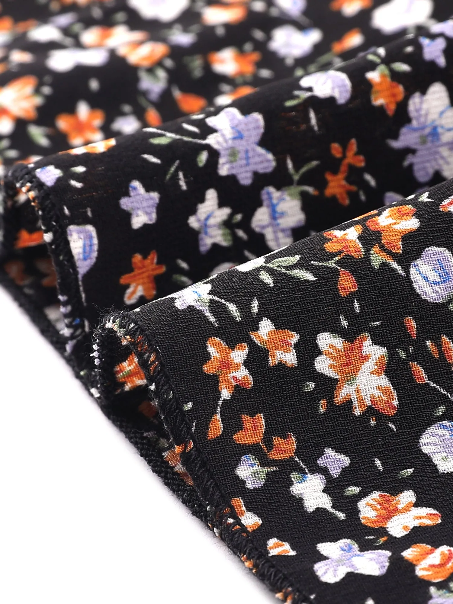 Summer 2 Piece Outfit Dress Cami Crop Top Tiered Floral Skirt Set sold by Allegra K product image thumbnail 4