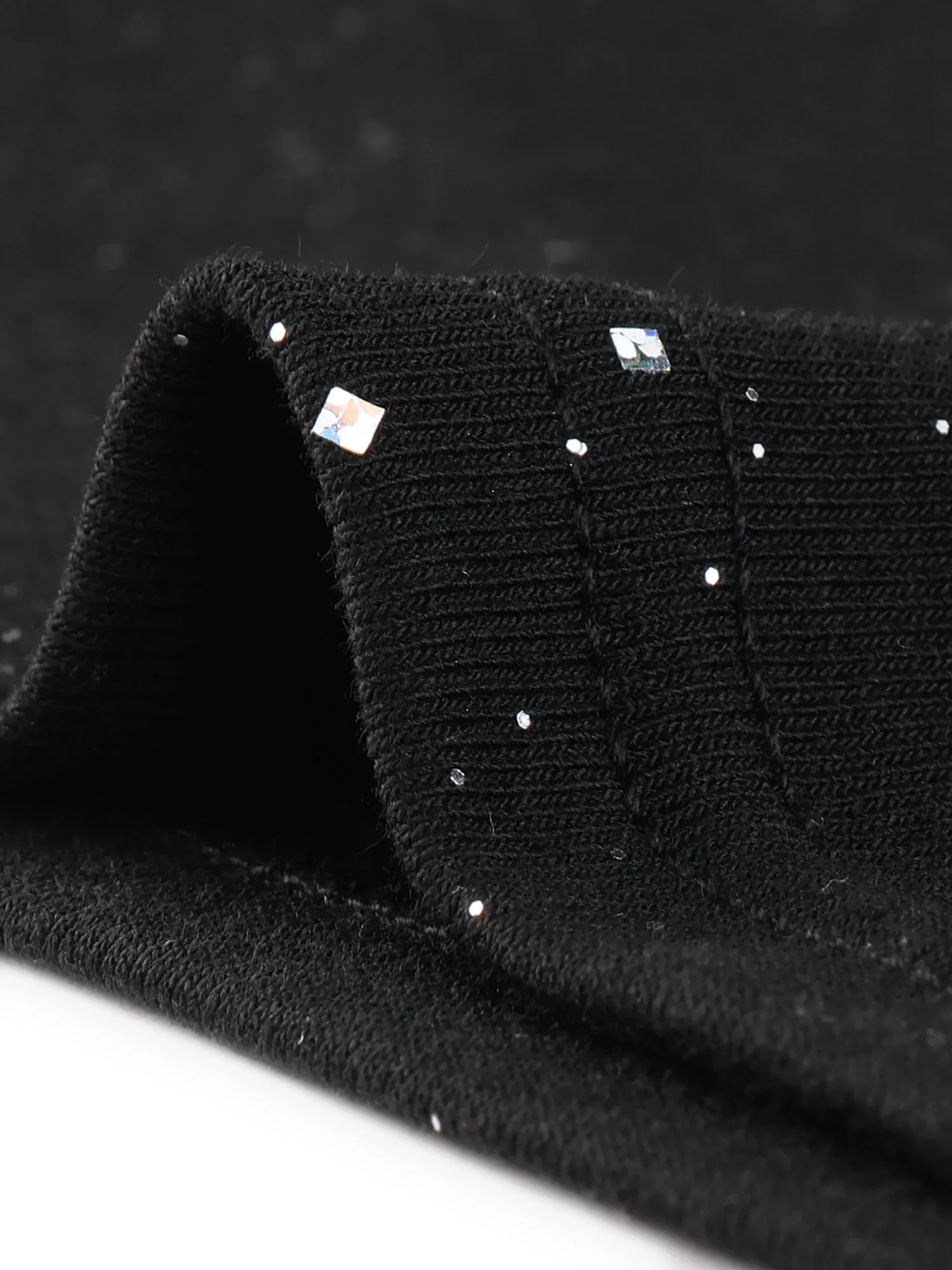 Sparkly Glitter Encrusted Spaghetti Straps Cut Out Party Camisole Cropped Tops sold by Allegra K product image thumbnail 5