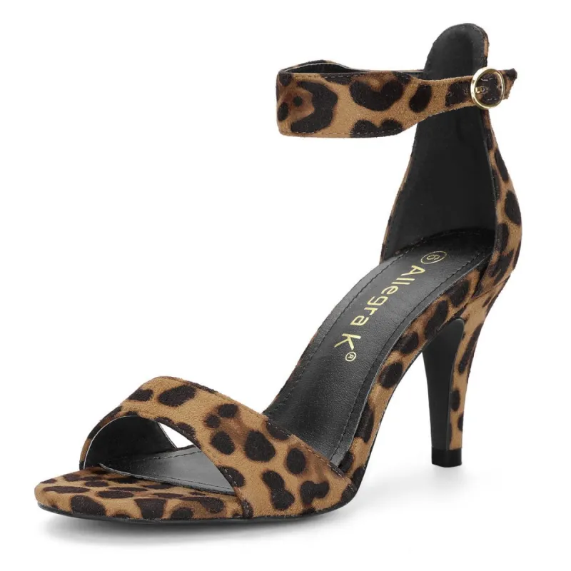 Women's Open Toe Ankle Strap Stiletto High Heel Sandals sold by Allegra K