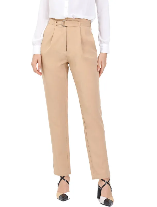 Women's High Waist Pants with Belt Pockets Straight Leg Pant sold by Allegra K