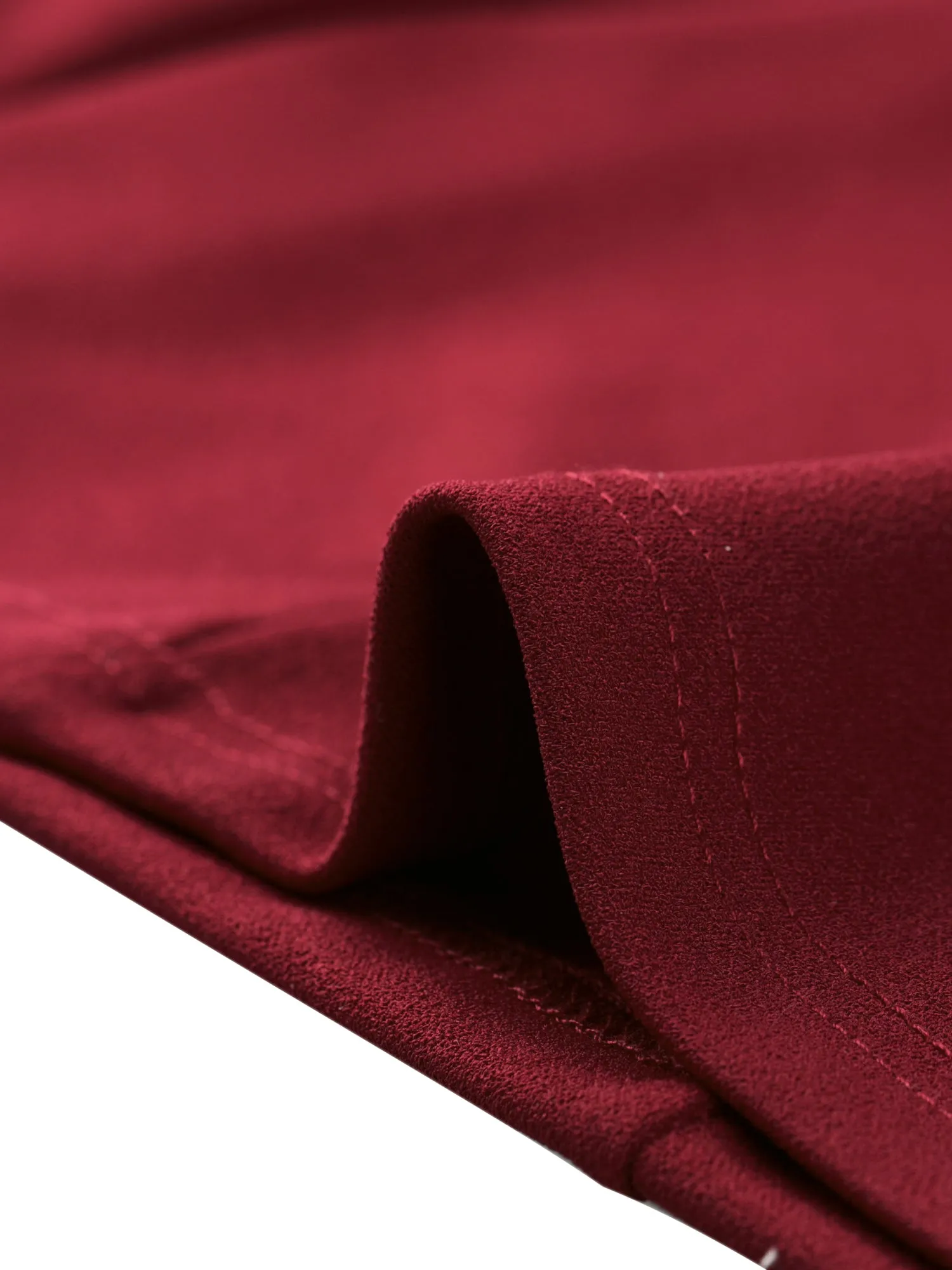 Midi Elegant Short Sleeve Sweetheart Neck Split Bodycon Dress sold by Allegra K product image thumbnail 4