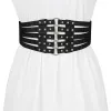Elastic Wide Waist Belt Vintage Stretchy Belts for Dress sold by Allegra K