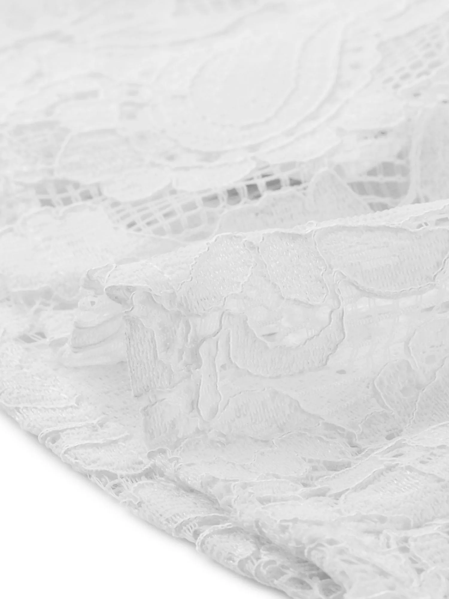 Crop Cardigan Bell Sleeve Sheer Floral Lace Bolero Shrug Top sold by Allegra K product image thumbnail 4