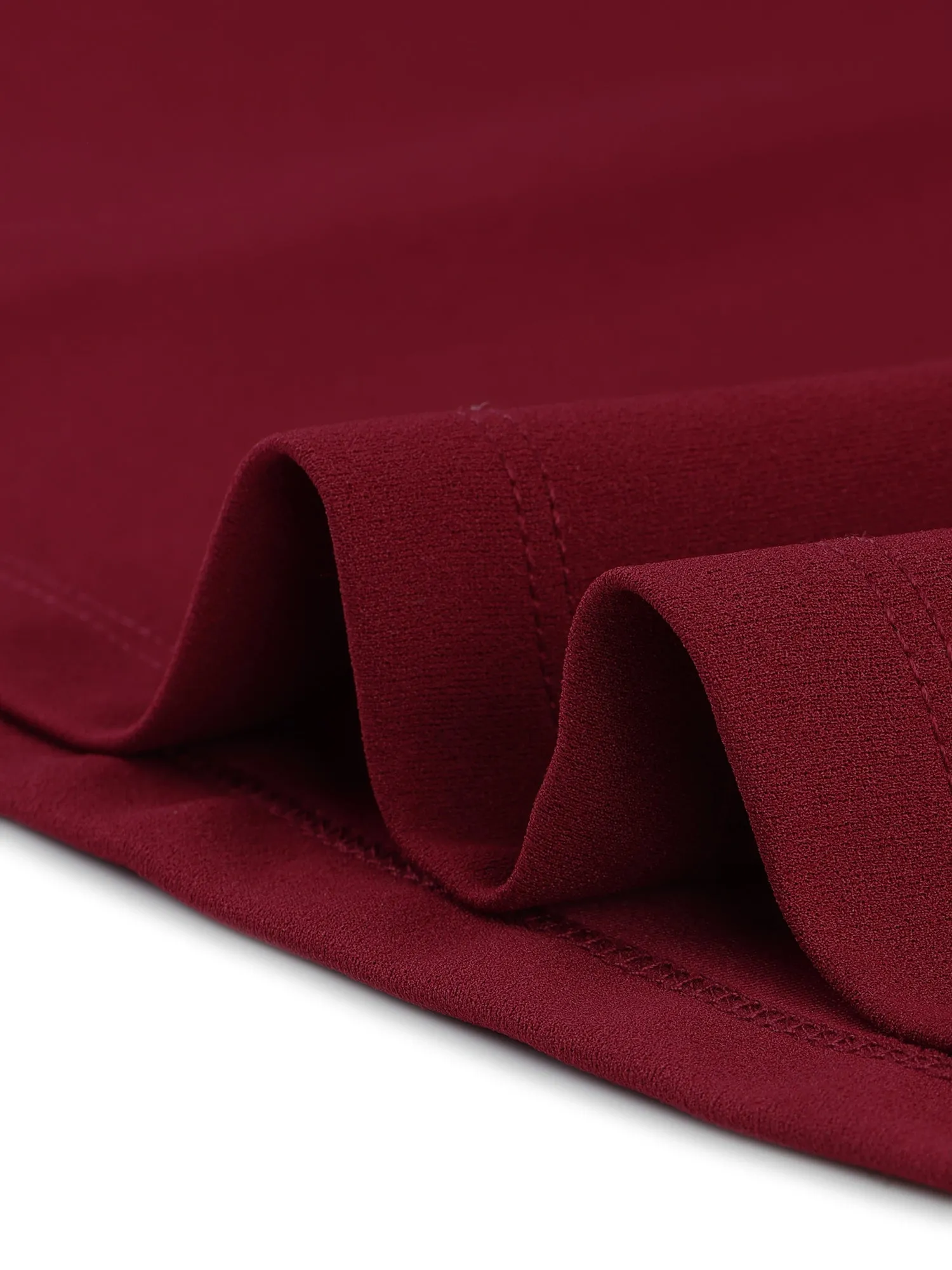 Retro 3/4 Sleeve Stand Collar Office Work Elegant A-Line Dress sold by Allegra K product image thumbnail 5