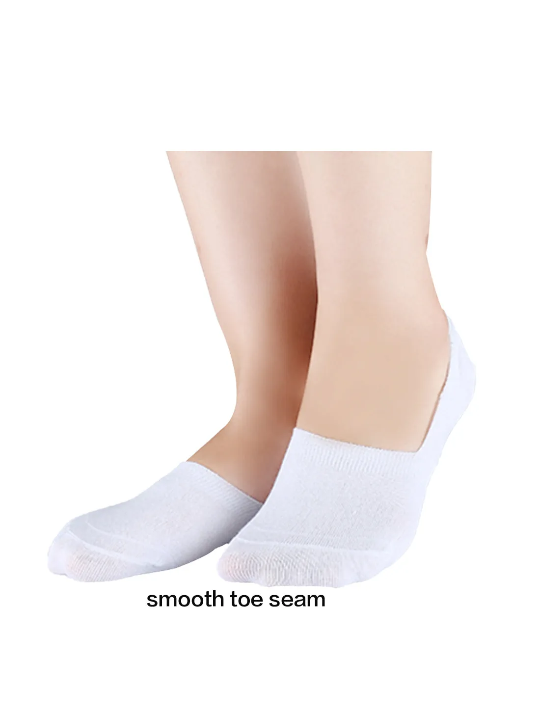 Non-Slip No Show Socks Invisible Athletic Cotton Low Cut 6 Pairs sold by Allegra K product image thumbnail 2