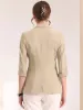 Notched Lapel 3/4 Sleeve Formal Suit Blazer Jacket sold by Allegra K