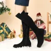 Side Zipper Chunky Heel Knee High Boots sold by Allegra K