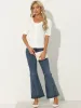 Vintage Short Sleeve Button Up Knit Sweater Cardigan sold by Allegra K