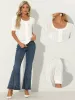 Vintage Short Sleeve Button Up Knit Sweater Cardigan sold by Allegra K
