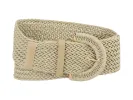 Wide Woven Waist Braided Belts Dress Chunky Buckle sold by Allegra K