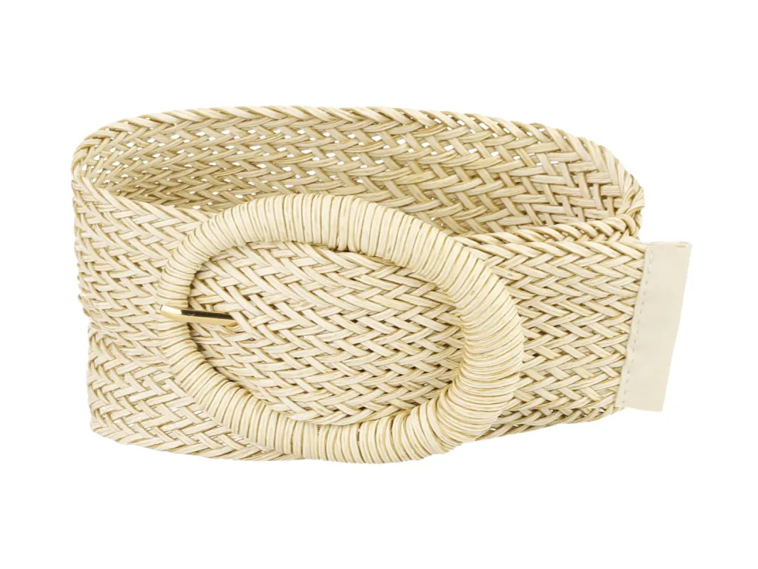 Womens Woven Belts Wide Waist Belts for Dress Decor Adjustable sold by Allegra K