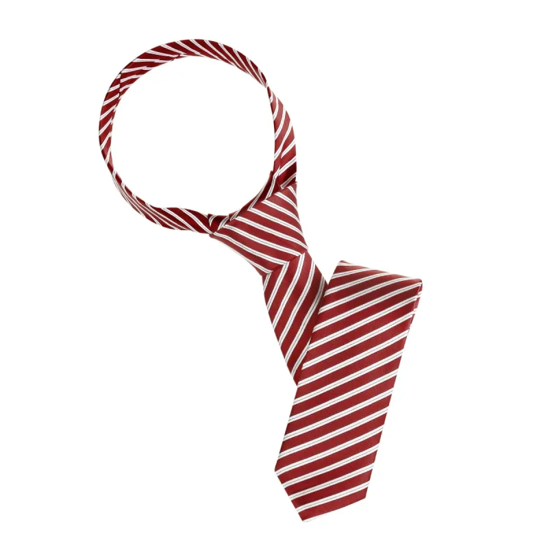 Classic Self-Tied Stripe Necktie Skinny Tie Slim Ties for Women Men sold by Allegra K