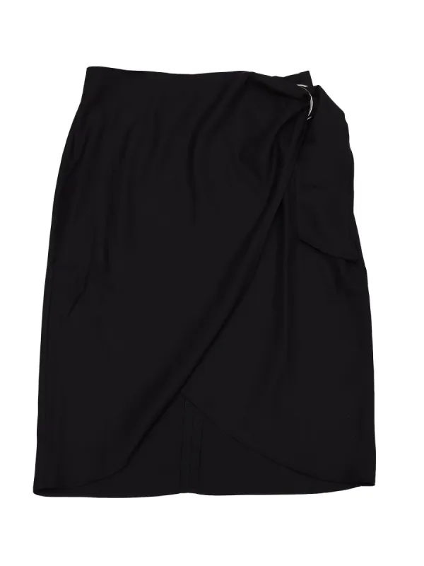 Women's Wrap Work Office Knee Length Skirt sold by Allegra K