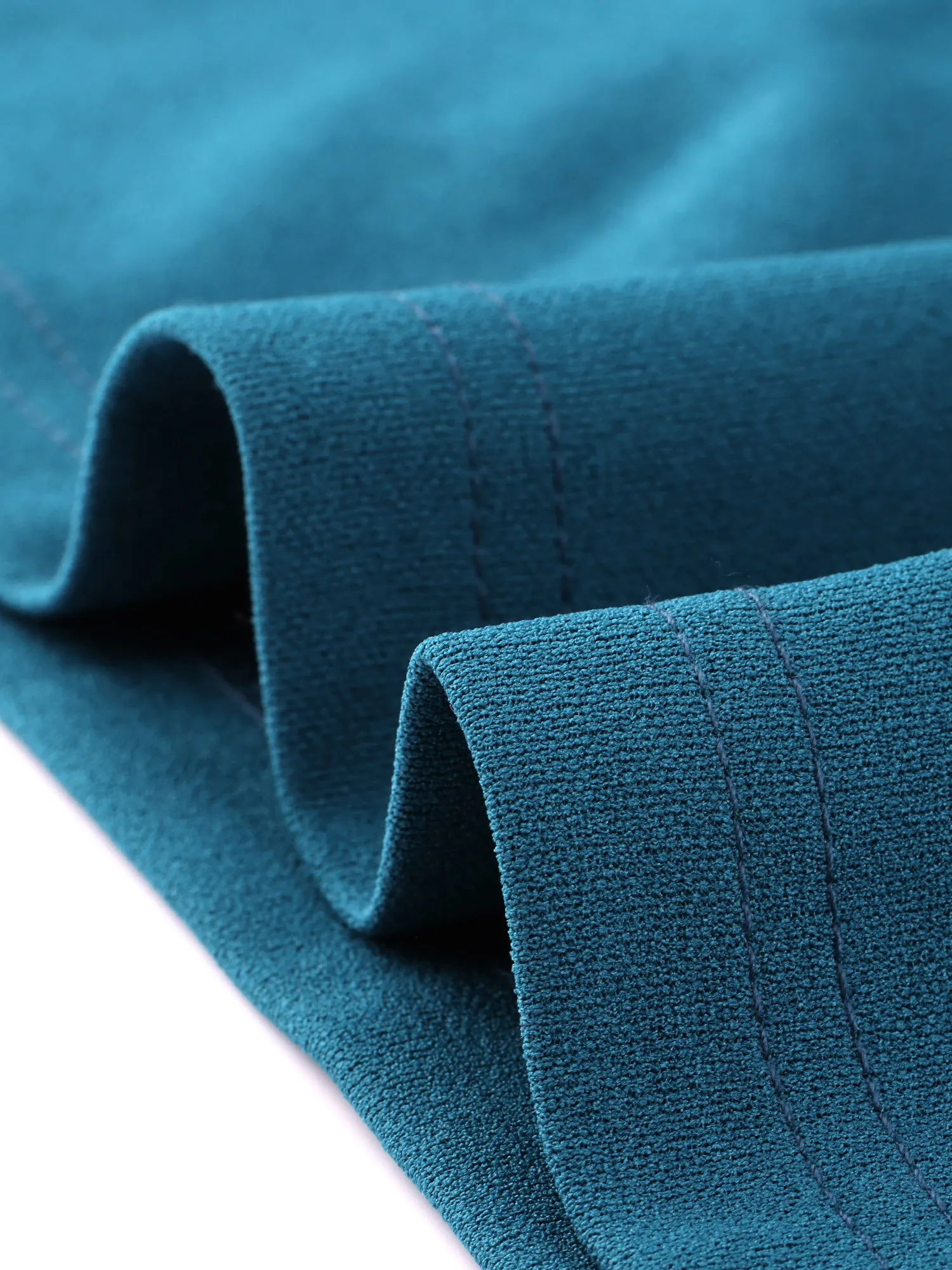 Contrast Color 3/4 Sleeve Bodycon Pencil Work Sheath Dress sold by Allegra K product image thumbnail 4