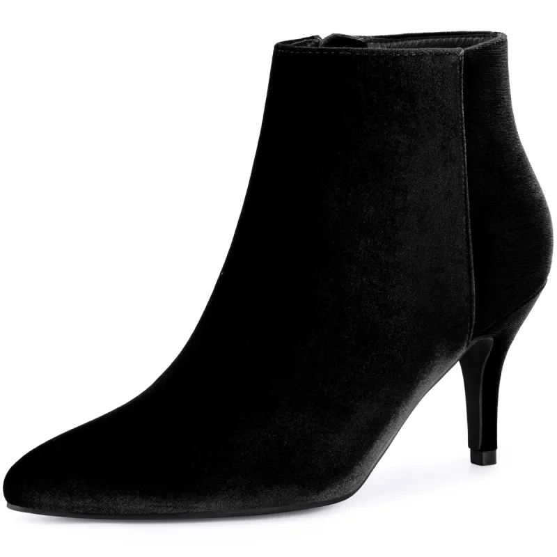 Women's Pointed Toe Boot Stiletto Heels Ankle Boots sold by Allegra K