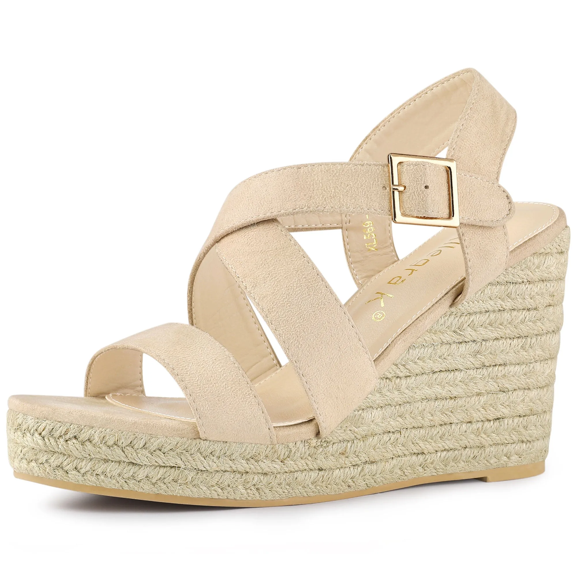 Espadrilles Platform Slingback Wedges Sandals sold by Allegra K product image thumbnail 2