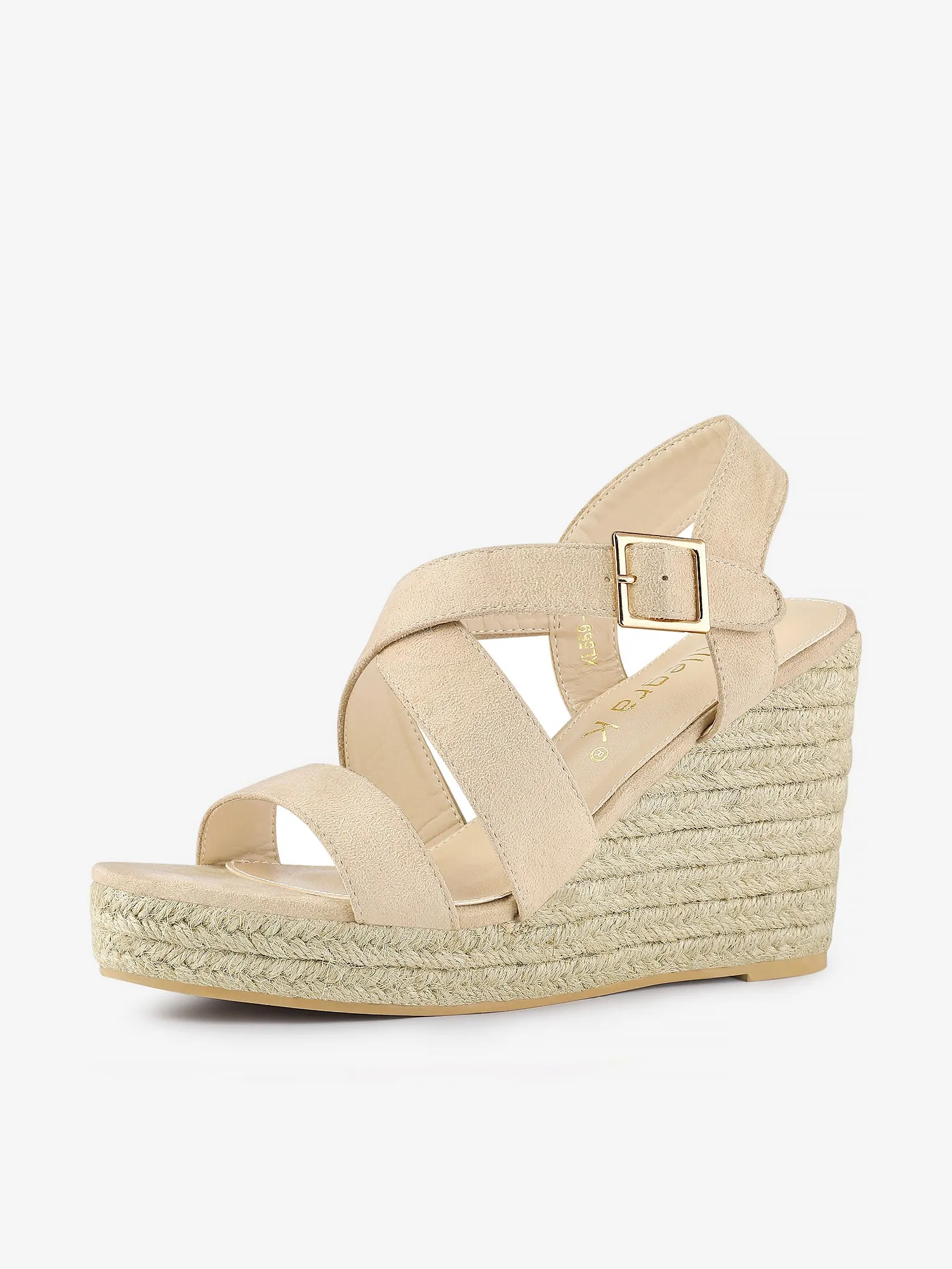 Espadrilles Platform Slingback Wedges Sandals sold by Allegra K