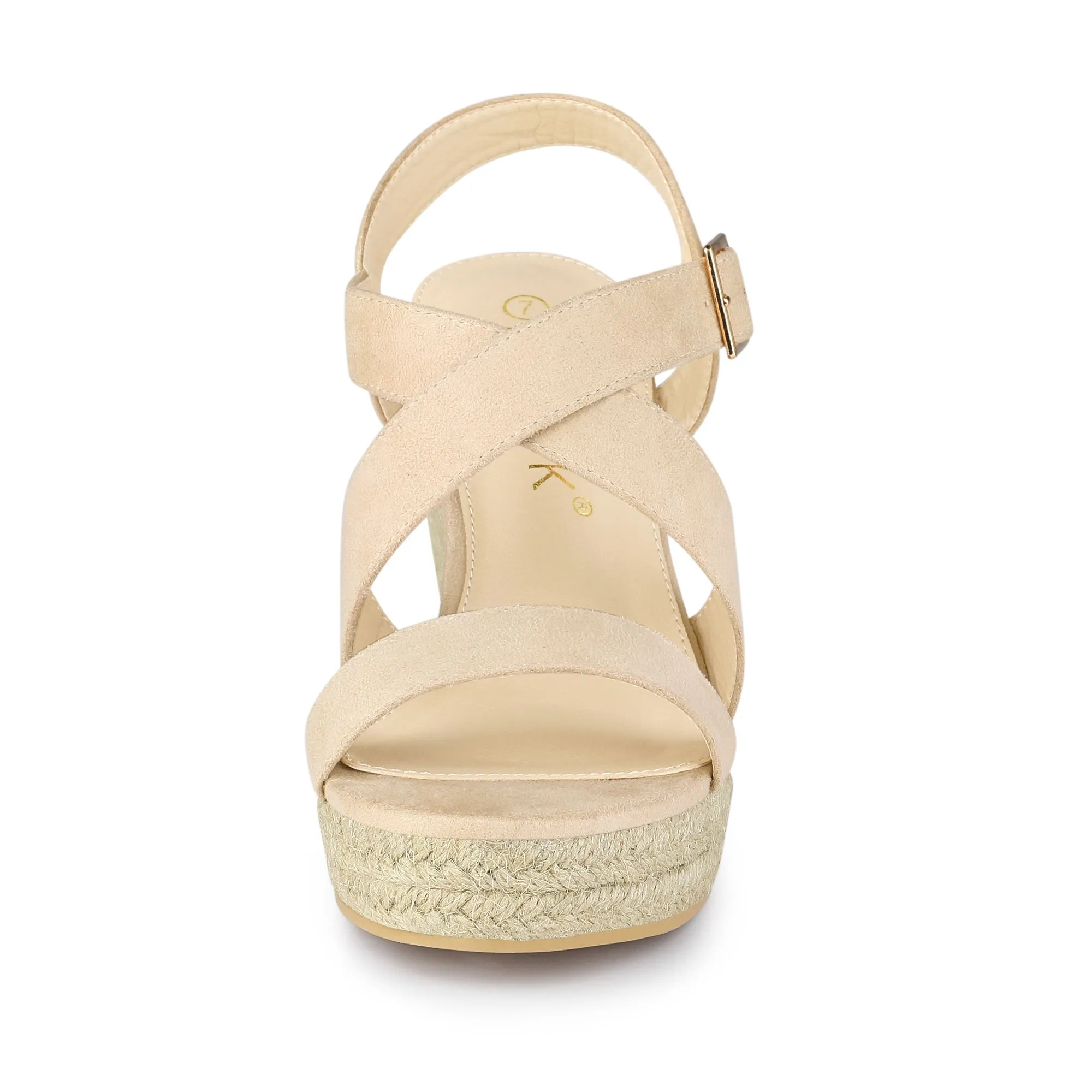 Espadrilles Platform Slingback Wedges Sandals sold by Allegra K product image thumbnail 4