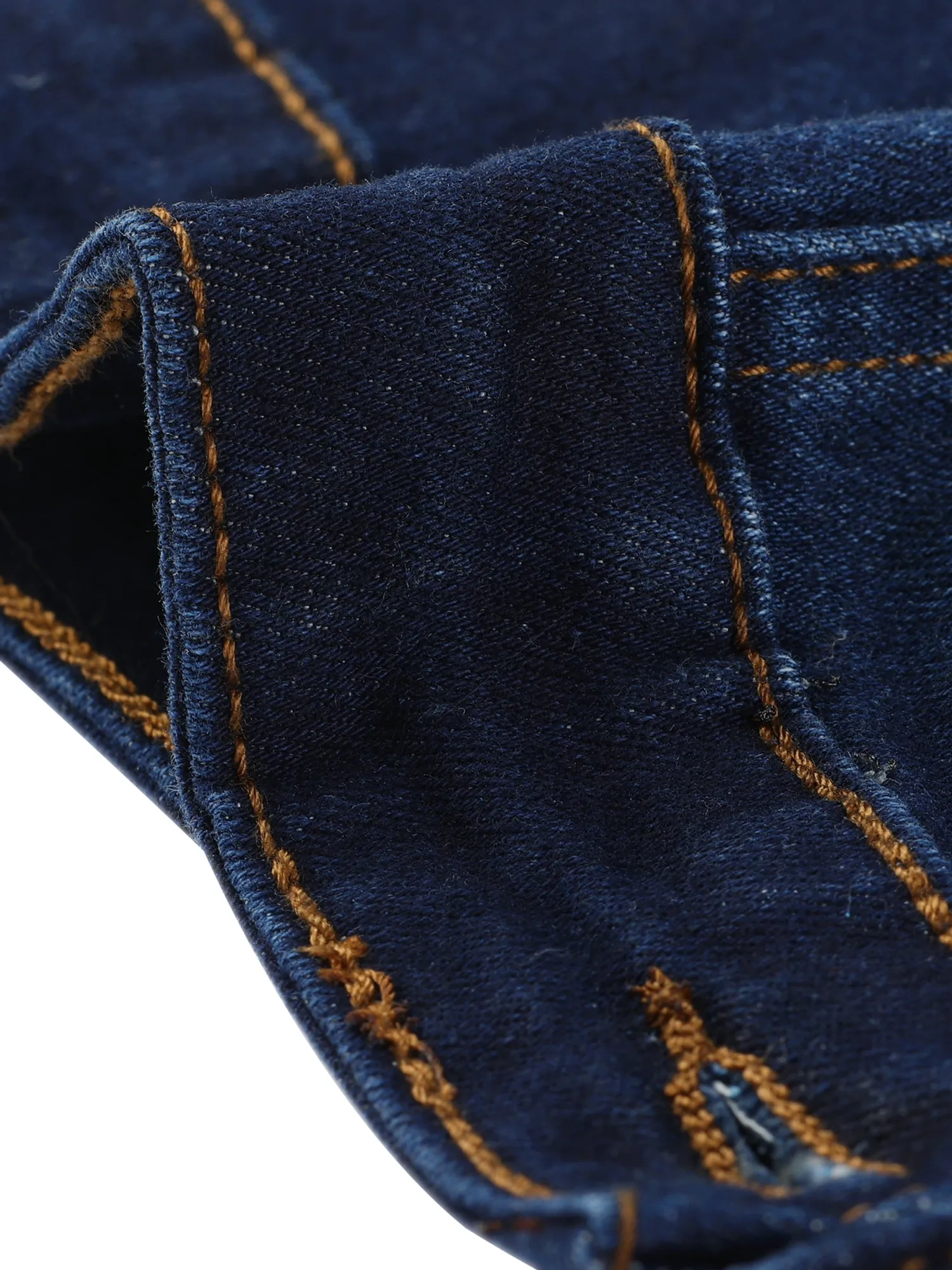 Denim Crew Neck Crop Short Sleeve Single Breast Jean Jacket sold by Allegra K product image thumbnail 4