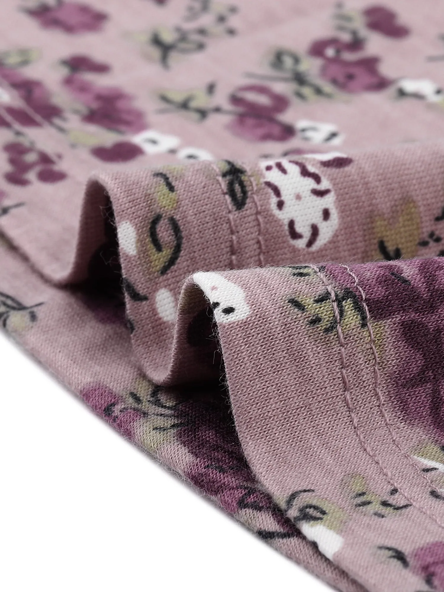 Short Sleeve Off The Shoulder Printed Casual Crop Top sold by Allegra K product image thumbnail 5