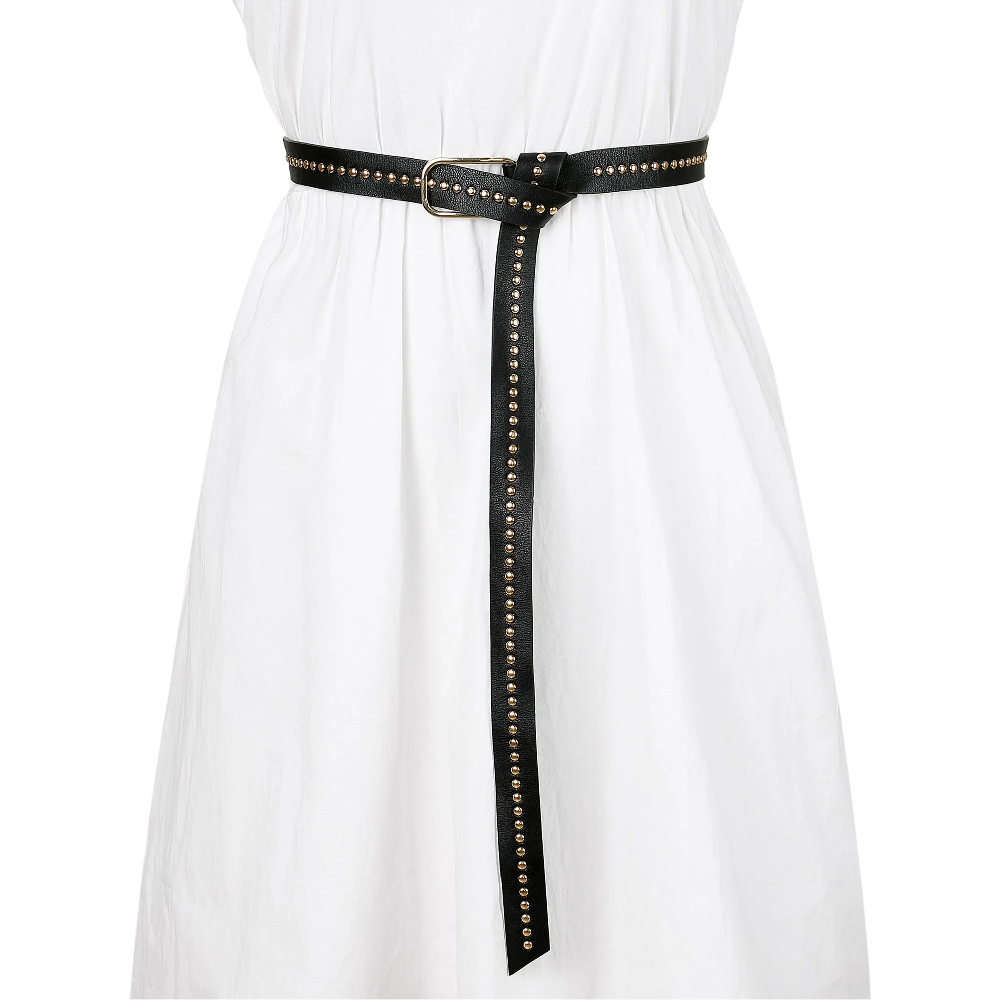 Skinny Waist Belt for Dress Metal Buckle Belts Adjustable sold by Allegra K product image thumbnail 4