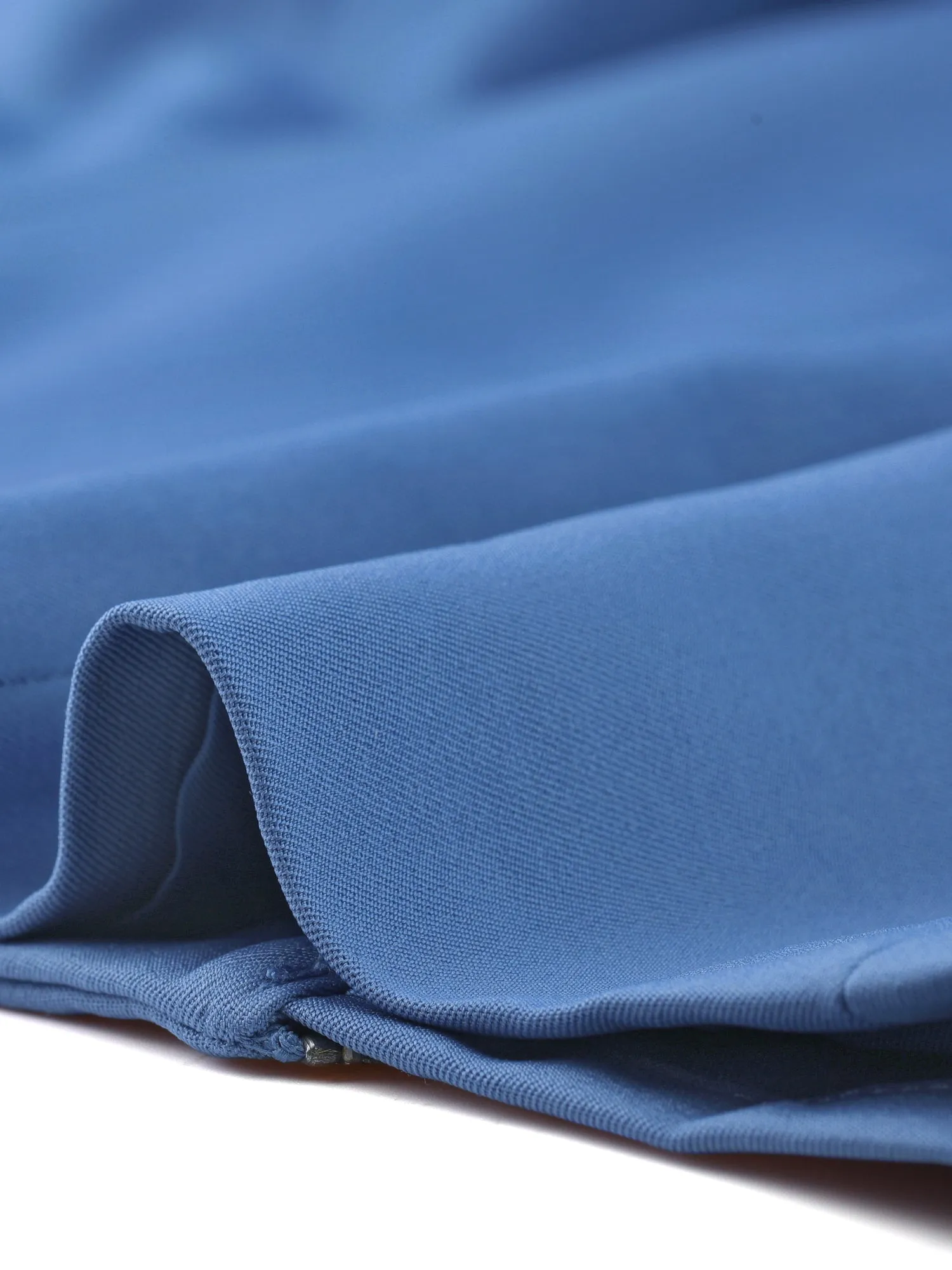 Solid Color Long Sleeves Collarless Zipper Cropped Blazer sold by Allegra K product image thumbnail 5