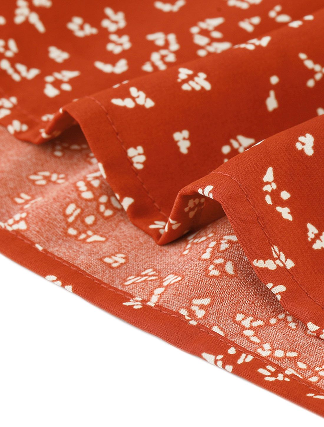 Floral Boho Sundress Ruffle Hem Spaghetti Strap Dress sold by Allegra K product image thumbnail 4